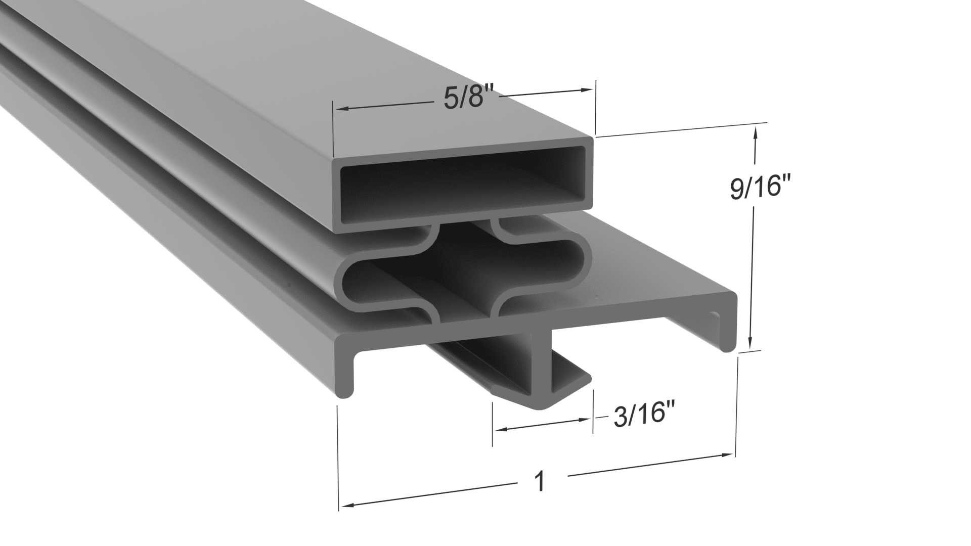 IN-GSK310 Door Gasket - Size 24 1/4 x 27 7/8 Strivide® Fits Randell® Part# IN-GSK310 - Image 3