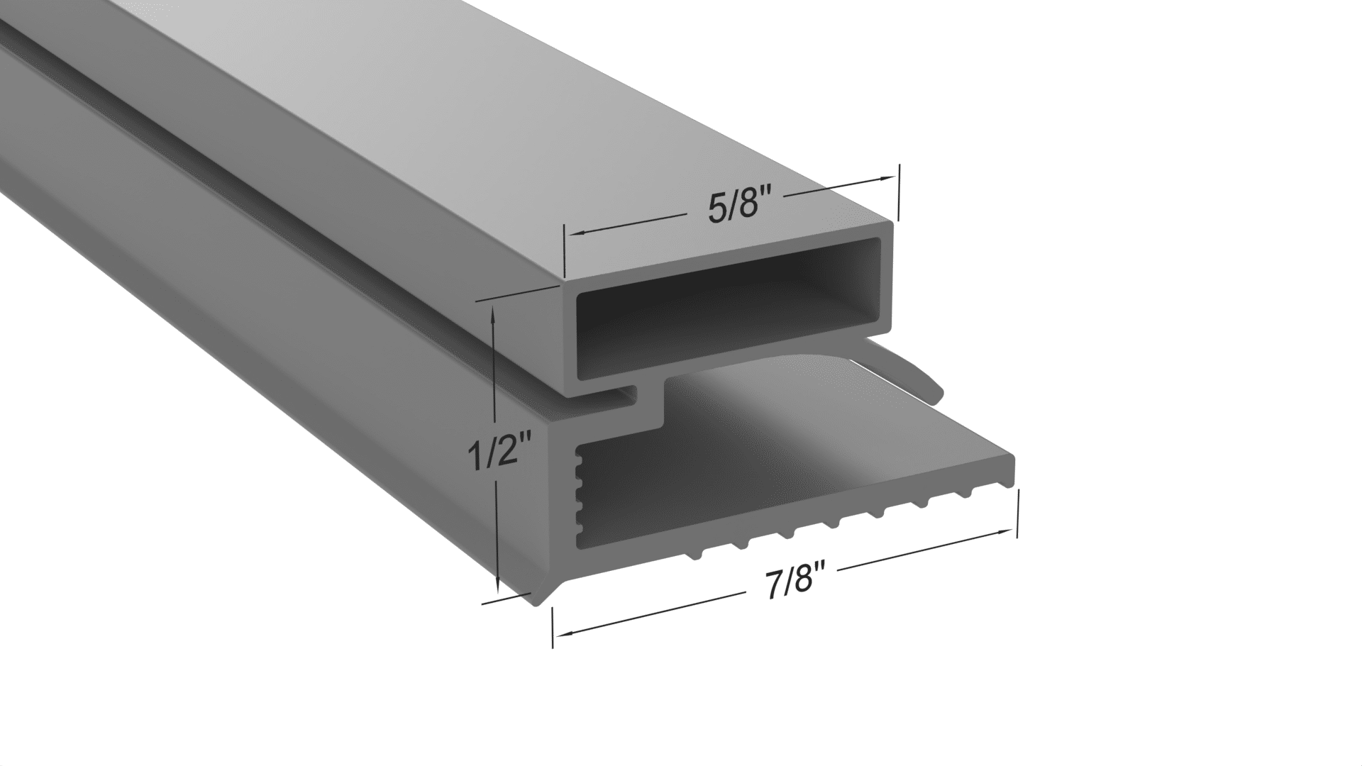 26x32-1-4 Door Gasket - Size 19 3/4 x 28 3/4 Strivide® Fits Atlas Metal® Part# 26x32-1-4 - Image 3