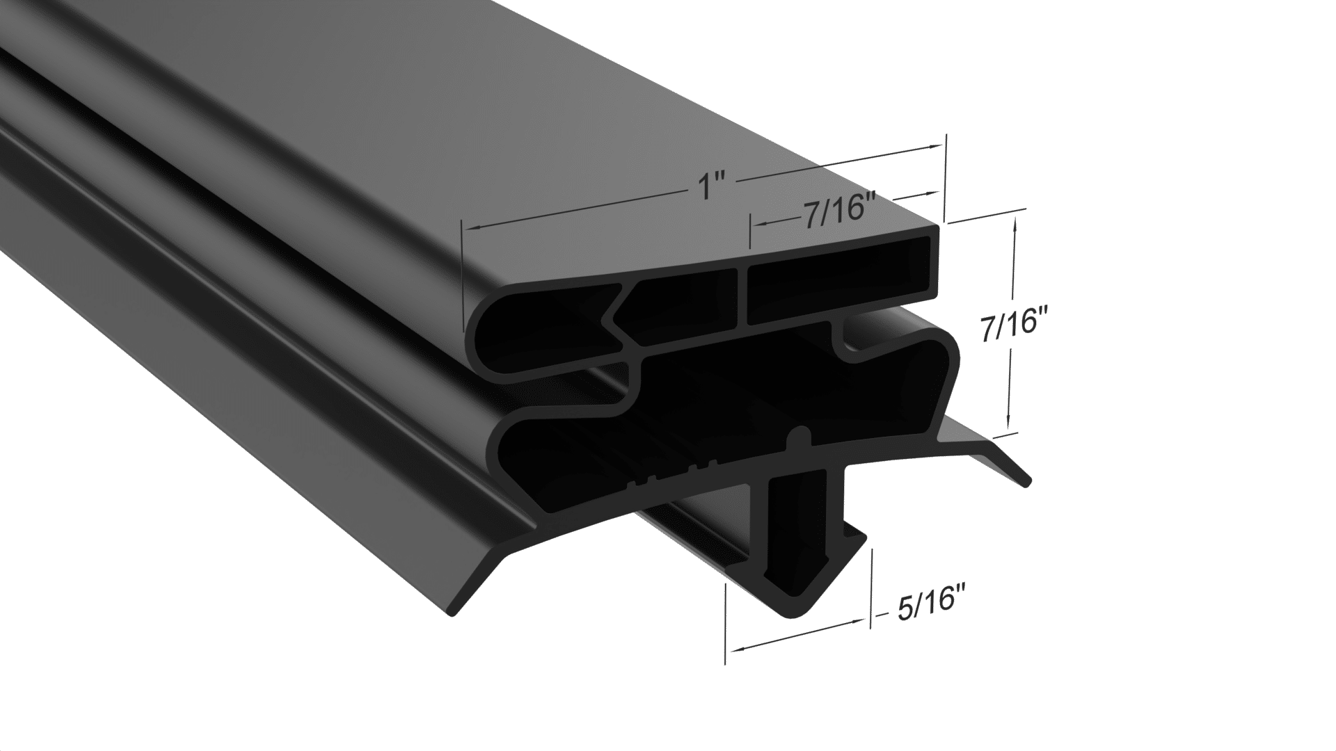 TUC-60-32 Door Gasket Part 934756 by Strivide® Size 17 3/4 x 26 1/4 Compatible with True® Part# 934756 - Image 3