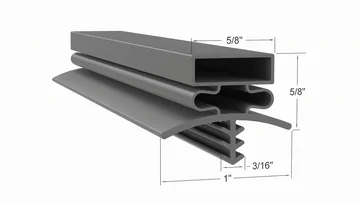 138DJCA Door Gasket - Size 100 x 48 1/2 Strivide® Fits Brown® Part# 138DJCA