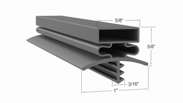 1158JCA Door Gasket - Size 100 x 58 1/2 Strivide® Fits Brown® Part# 1158JCA - Image 2