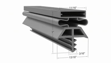 32-1-4x79 Door Gasket - Size 32 1/4 x 79 Strivide® Fits Vollrath® Part# 32-1-4x79