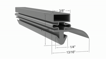 SKF2A Door Gasket Part 10310-04 by Strivide® Size 26 3/4 x 28 1/8 Compatible with Silver King® Part# 10310-04 - Image 2