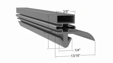 SKTTR7S Door Gasket Part 10310-04 by Strivide® Size 26 3/4 x 28 1/8 Compatible with Silver King® Part# 10310-04