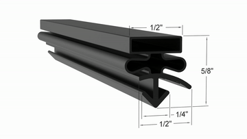 41448-01 Door Gasket - Size 29 1/2 x 22 5/8 Strivide® Fits Traulsen® Part# 41448-01 - Image 2