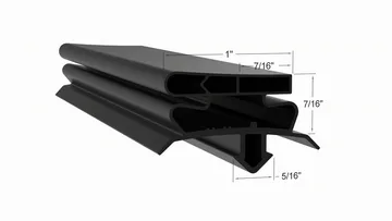 TWT-67D-2 Door Gasket Part 934759 by Strivide® Size 12 1/2 x 24 1/2 Compatible with True® Part# 934759