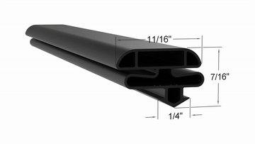 25x27 Door Gasket - Size 21 1/2 x 69 7/8 Strivide® Fits Anthony® Part# 25x27 - Image 2