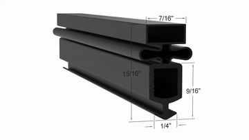 GDM-12LE Door Gasket Part 810806 by Strivide® Size 23 3/8 x 56 1/4 Compatible with True® Part# 810806 - Image 2