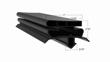 TSSU-72-30MB-DS Door Gasket Part 932588 by Strivide® Size 23 1/2 x 26 3/4 Compatible with True® Part# 932588 - Image 2