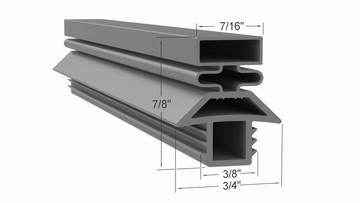 GLT232WUT Door Gasket Part SER-27565-00 by Strivide® Size 23 1/2 x 29 1/2 Compatible with Traulsen® Part# SER-27565-00 - Image 2