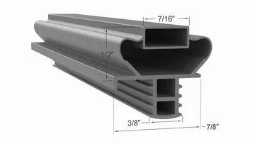 18699 Door Gasket Part 170-1183 by Strivide® Size 16 7/8 x 23 7/8 Compatible with Delfield® Part# 170-1183