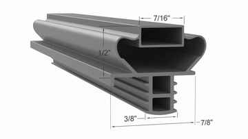 15248R22 Door Gasket Part 170-2001 by Strivide® Size 15 1/4 x 20 5/8 Compatible with Delfield® Part# 170-2001 - Image 2