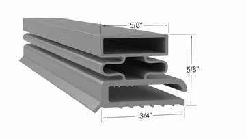 4505 Door Gasket - Size 59 1/2 x 23 1/2 Strivide® Fits Traulsen® Part# 4505 - Image 2